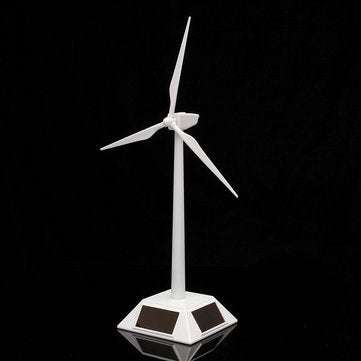 Plastic Solar Powered Windmill Wind Mill Turbine Teaching Tool & Desktop Display Tray Holder