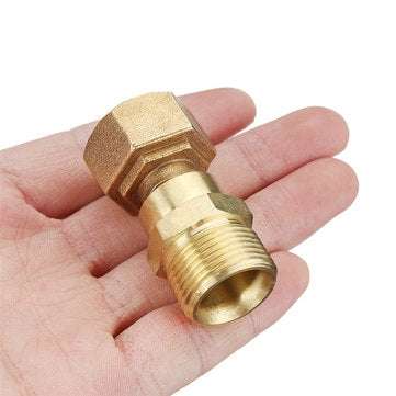 M22 to M22 Coupling Connector Brass Pressure Washer Hose Adapter