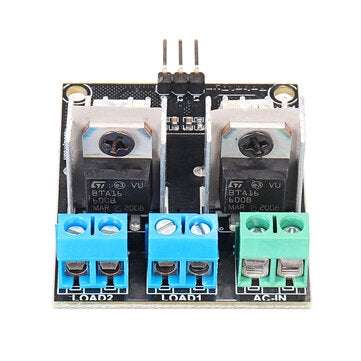 RobotDyn AC 220V/110V 5A 2 Channel 3.3V/5V Thyristor AC Switch for Microcontrollers