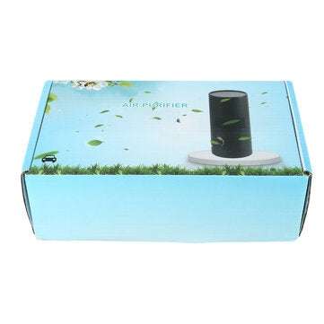 Portable Air Purifier Car Mini Air Cleaner UV Sterilization Negative Lons Filter