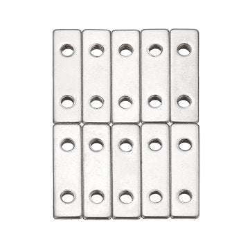 Machifit 10pcs M5 Zinc Plated Double Tee Nuts for 2020 V-slot Aluminum Profiles Extrusions CNC Parts
