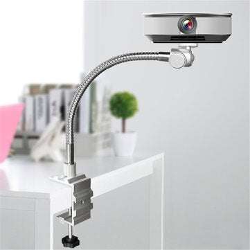 Mini Projector Desktop Stand Multi Angle Adjustable Two Way Clip No Punching Projector Clamp Bracket