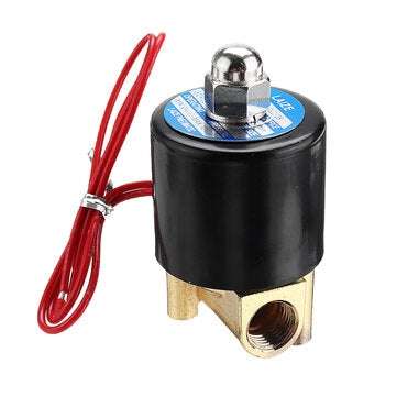 LAIZE DN8 NPT 1/4 Brass Electric Solenoid Valve AC 220V/DC 12V/DC 24V Normally ... (VOLTAGE: AC220V)