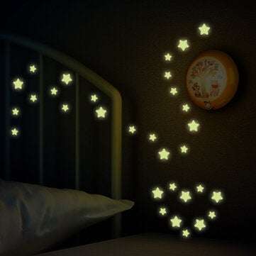 Miico Creative Stars Luminous Tape Stickers all Door Window Decor Sticker