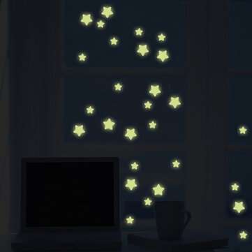 Miico Creative Stars Luminous Tape Stickers all Door Window Decor Sticker