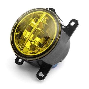 Right/Left LED Front Fog Light Lamp Lens with H8/H11 Bulbs Amber Universal For Honda... (TYPE: LEFT)