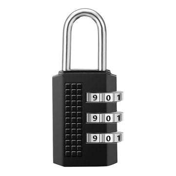 LK-22 Travel Luggage Locks 3 Digit  Combination Password Suitcase Door Lock Padlocks (COLOR.: WHITE)
