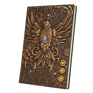 Phoenix Retro Relief European Retro Notebook School Office Notepad Paper Stationery Supplies