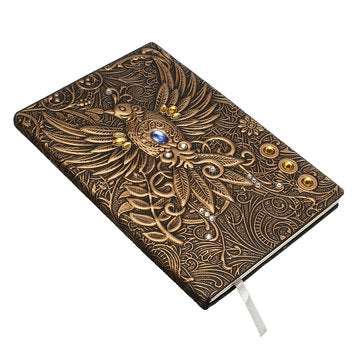 Phoenix Retro Relief European Retro Notebook School Office Notepad Paper Stationery Supplies