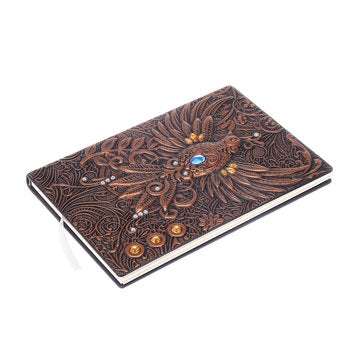 Phoenix Retro Relief European Retro Notebook School Office Notepad Paper Stationery Supplies