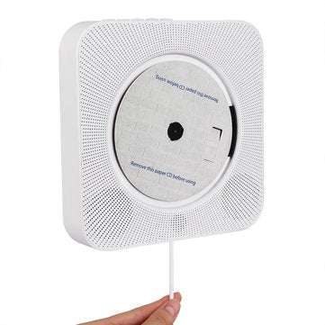 Retekess TR609 FM Radio Wall Mountable CD Player bluetooth MP3 Player Speaker with Remote Control