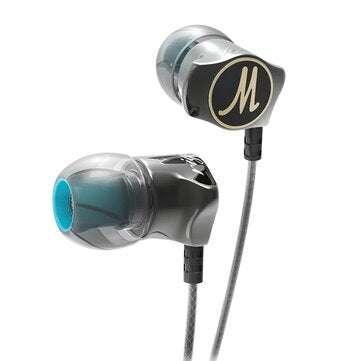 QKZ DM7 Wired Headset HD HIFI Bass Noise Reduction 10mm Dynamic Earbuds 3.5mm In-Ea... (COLOR: GREY)