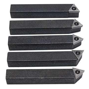 Mini Quick Change Tool Post Holder Set with 9pcs 3/8 Inch Boring Bar and 5pcs Indexable Blade