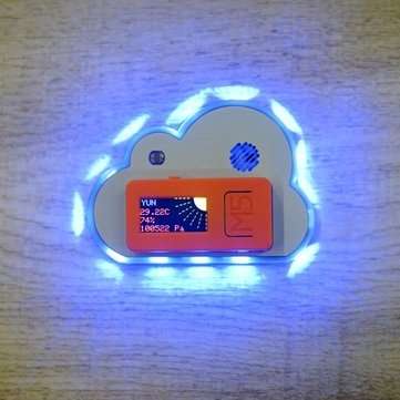 M5StickC YUN HAT SHT20 Temperature and Humidity BMP280 Pressure Sensor 14 x SK6812 RGB LED Multi-Fun