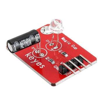 Keyes Brick 2Pcs Magic Light Cup Sensor Modules(pad hole) with Pin Header Digital Signal
