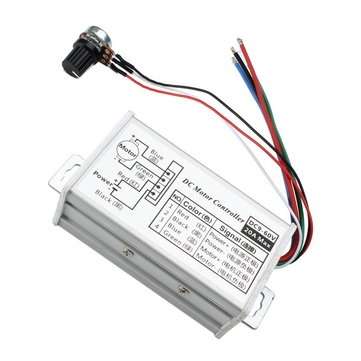 PWM DC 9V 12V 24V 48V 60V 20A Stepless Variable Speed Pulse Width Motor Speed Regulation Switch Spee