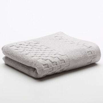 KC-BR226 Pure Thicken Super Absorbent Towel 100% Cotton Hand Beach Towels Pattern (COLOR.: GREY)