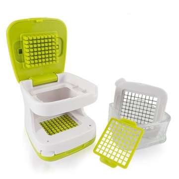 KC-GS067 Stainless Steel Blade Garlic Press Presser Crusher Onion Chopper Mincer Slicer Grater