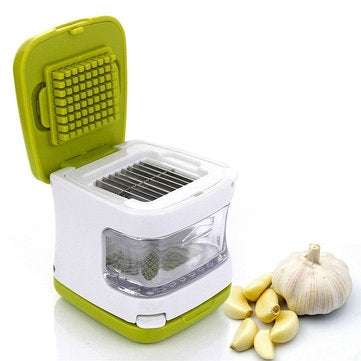 KC-GS067 Stainless Steel Blade Garlic Press Presser Crusher Onion Chopper Mincer Slicer Grater