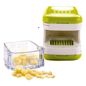 KC-GS067 Stainless Steel Blade Garlic Press Presser Crusher Onion Chopper Mincer Slicer Grater