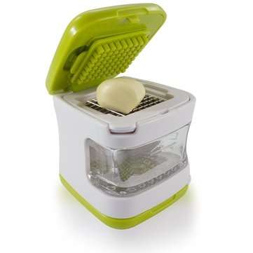 KC-GS067 Stainless Steel Blade Garlic Press Presser Crusher Onion Chopper Mincer Slicer Grater
