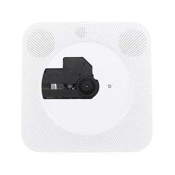 KC-808 Wall Mounted Bluetooth CD Player Portable Home Audio Box with Remote Control FM Radio Built-i