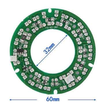Infrared Light Board 42*IR LED Board for CCTV Camera Night Vision 850nm DC12V