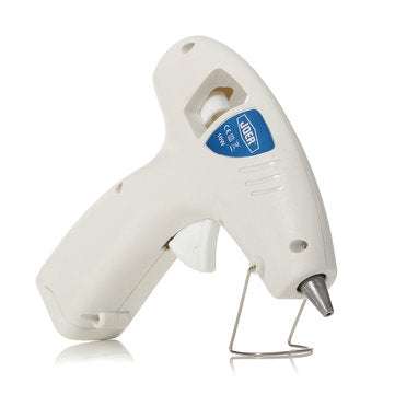 Raitool 10W Plastic Electronic Heating Hot Melt Glue White Hot Melt Glue Gun with 50Pcs Glue Stic