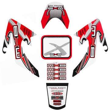 Motorcycle 3D Sticker Decals For Honda CRF50 Little Flying Eagle Protector (COLOR: YELLOW)