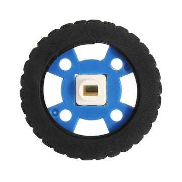 KittenBot 2Pcs 47mm Rubber Wheels for Stepper Motor   Smart Robot Accessories