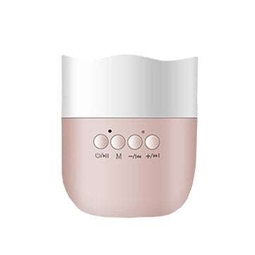 Mini Wireless bluetooth Speaker Warm White USB Portable LED Night Lamp Candle Ligh... (COLOR.: PINK)
