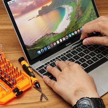 HILDA 45 in 1 Magnetic Screwdriver Set Insulation Disassemble Mobile Watch Computer Repairing DIY Mu