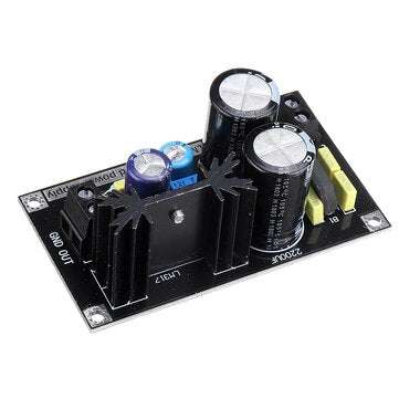 LM317 Adjustable Regulated Power Supply Board AC to DC Adjustable Linear Regulator with Rectifier Fi