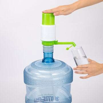 Manual Press Barreled Water Dispenser Pump Home Camping Bottled Drinking Pumping Tool