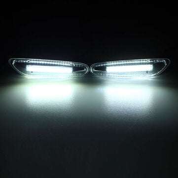 LED Side Marker Lights Repeater Indicator Bulb Pair for BMW E46 E60 E82 E88 E90 E92 E93  (TYPE5: C)