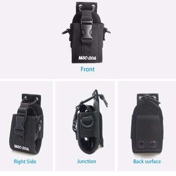 Radio Case Holder MSC-20A Nylon Carry Case for Baofeng UV-5R UV-82 UV-888S UV-9R Walkie Talkie