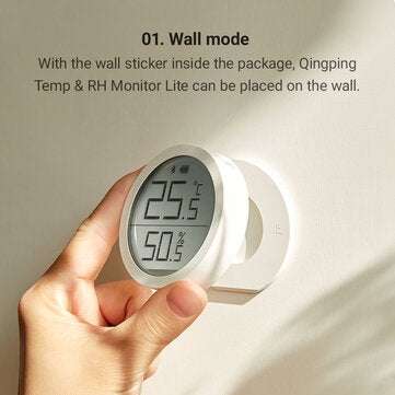 Qingping Bluetooth 5.0 Mijia Smart Home Temperature and Humidity Sensor Indoor Hygrometer Thermomete