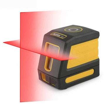 MESTEK T01 Laser Level Red 2 Lines Self-leveling Laser Leveler Vertical Horizontal Cross Laser Red B