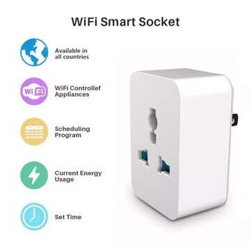 Hot Universal Smart Home Power Socket Plug Basic Wireless WiFi APP Remote Control Timer Switch Power