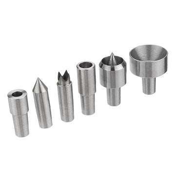 RED ARROW Woodworking Interchangeable Live Center MT2 Morse Taper 2 Shank with 6pcs Interchangeable