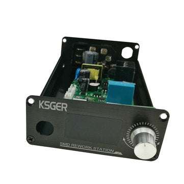 KSGER 1.3inch 858D Hot Air Heater Rework Station STM32 OLED Temperature Controller 4Pcs Nozzles