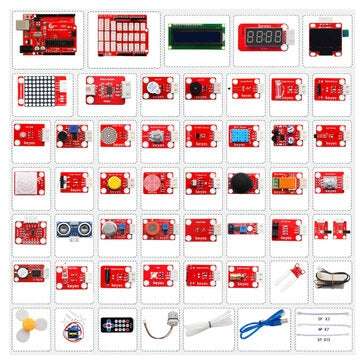 Keyes Brick 42 in 1 Sensor Module with Anti-inverse Connectors Kit Maker Education for Arduino