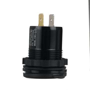 QC3.0 Dual USB Charger Fast Charge Socket Outlet With Voltage Display For Car Truck Boat Yacht Water