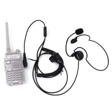 Retevis 2 Pin Earpiece H-777 RT-5R Mic Finger PTT Headset for Kenwood BAOFENG UV-5R BF-888s Ham Radi