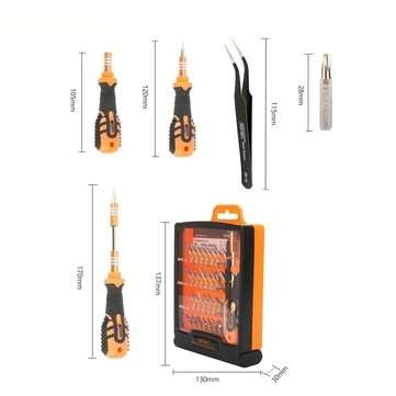 JAKEMY JM-8101 33 in 1 Precision Magnetic Screwdriver Screwdriver Bits Repair Tool Kit for Phone Tab