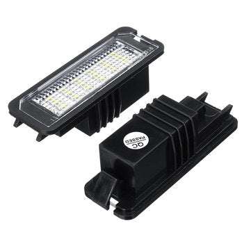 LED License Number Plate Lights Lamp 12V 3W 6000K Pair for VW Golf 4 5 6 7 6R Passat B6