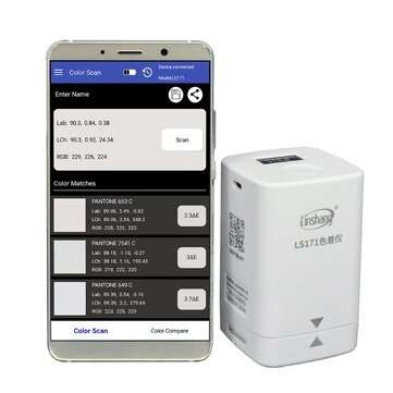 LS171 Mobile Phone Application Portable Colorimeter Color Analyzer with Screen Digital Precise LAB C