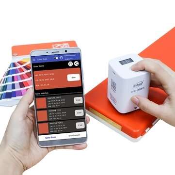 LS171 Mobile Phone Application Portable Colorimeter Color Analyzer with Screen Digital Precise LAB C