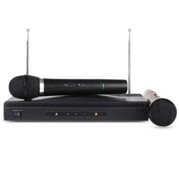 Karaoke Wireless Microphone System KTV Dual Handheld Mic Cordless Receiver