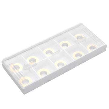 RED ARROW 10PCS 12mm Round Wood Carbide Inserts Titanium Plating Replacement for Wood Turning Tool W